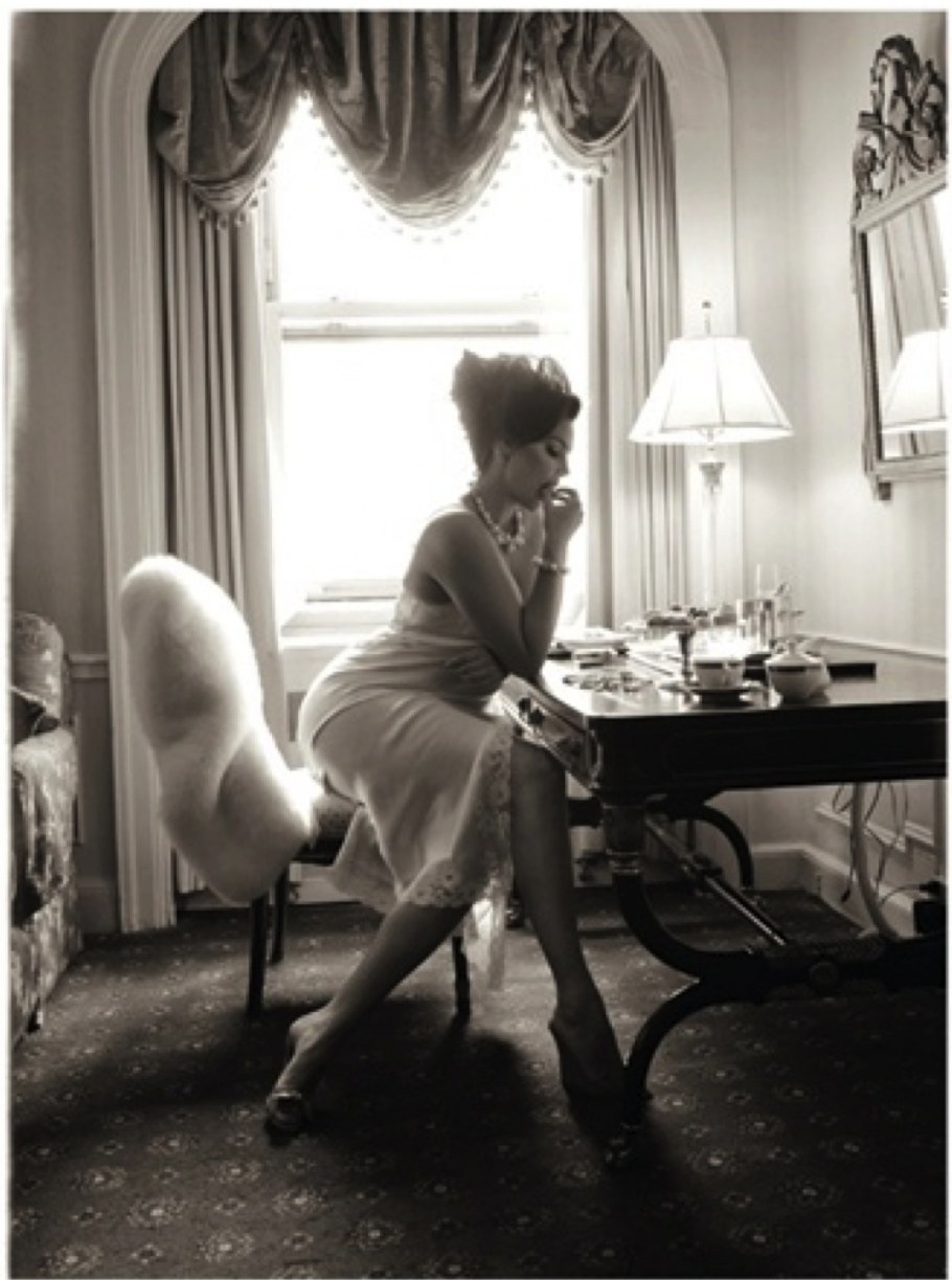 Будуарная фотосессия Винтаж