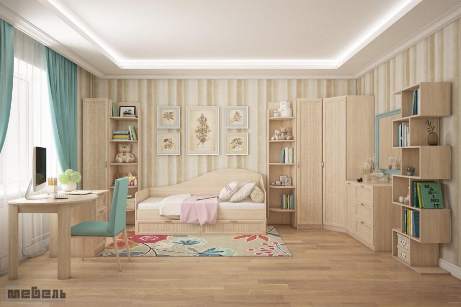 Бежевая детская