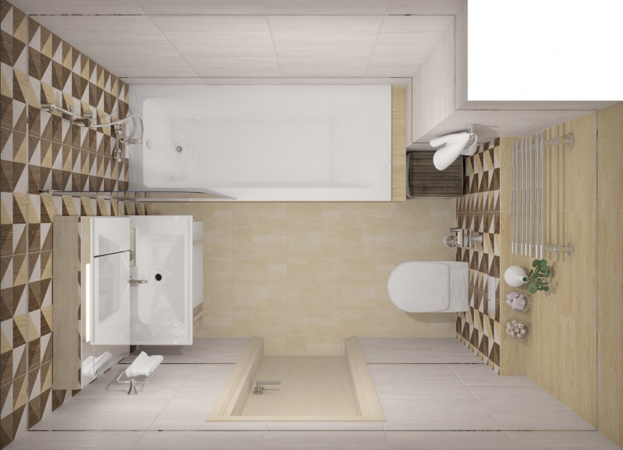 Плитка для ванной laparet Village