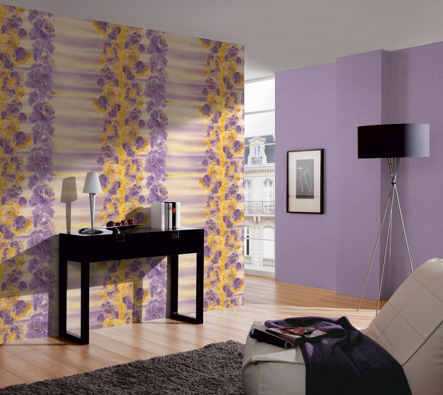 Интересное сочетание обоев