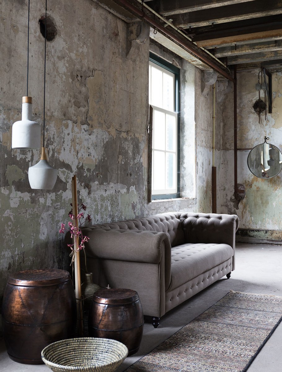 Винтажный лофт в интерьере