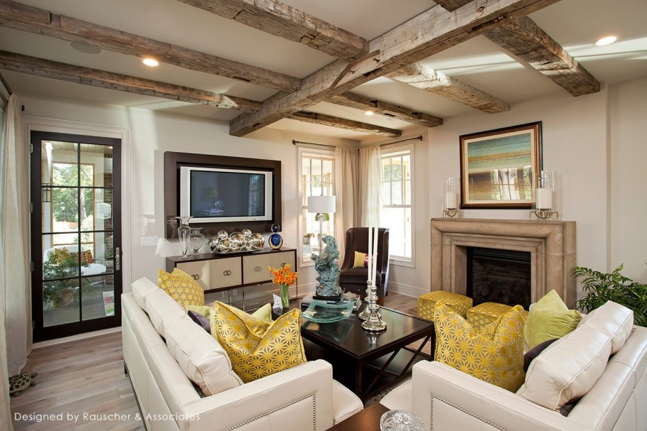 Декоративные балки в интерьере