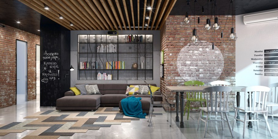 Гранж стиль в интерьере салона красоты