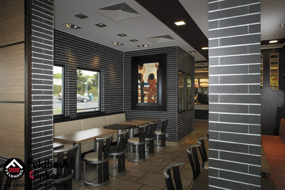 Клинкерная плитка Feldhaus Klinker 700 антрацит