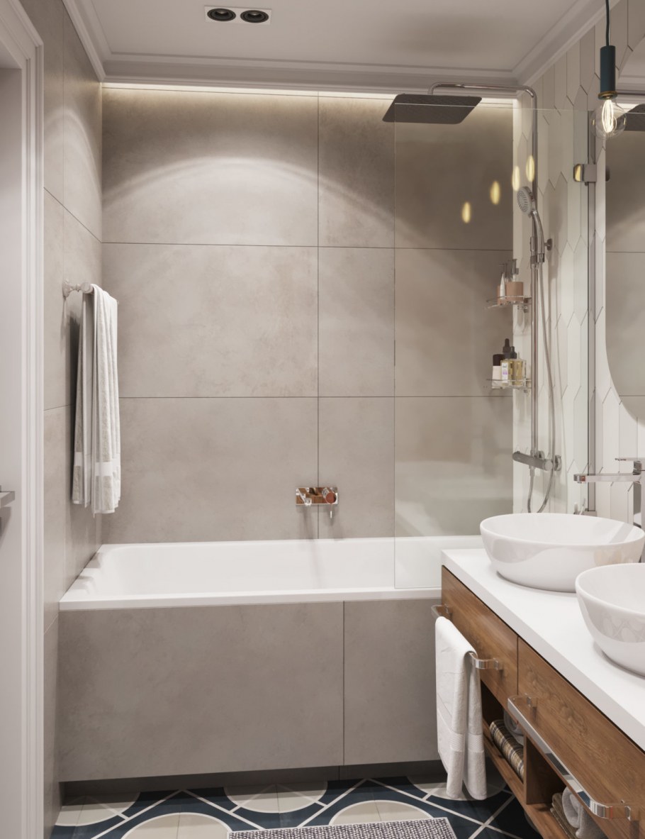 Ванная комната совмещенная