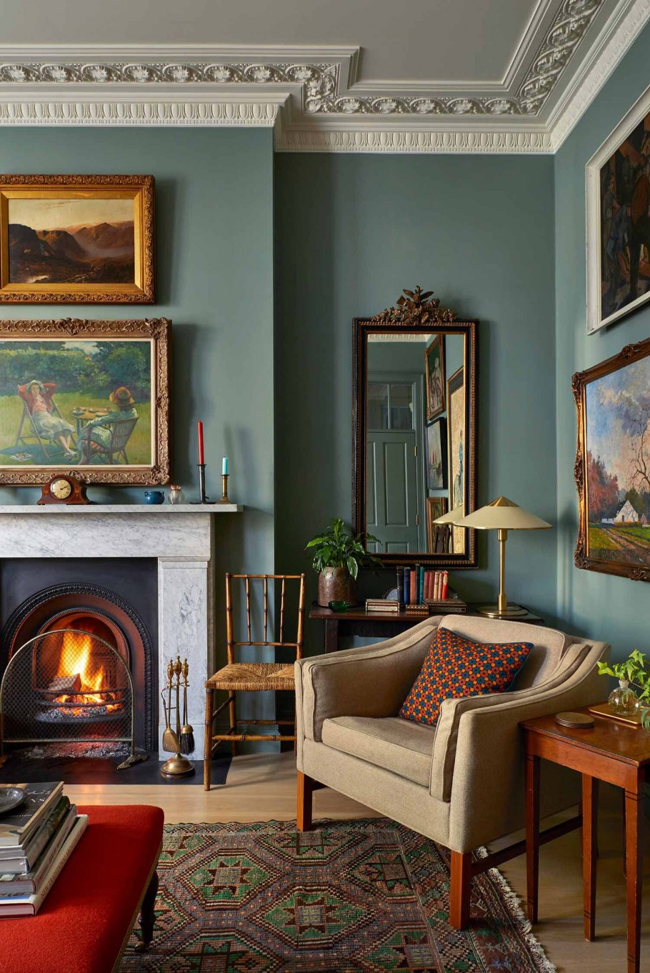 Интерьер студии в стиле Кантри