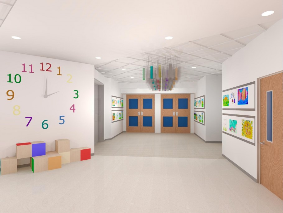 Интерьер школы