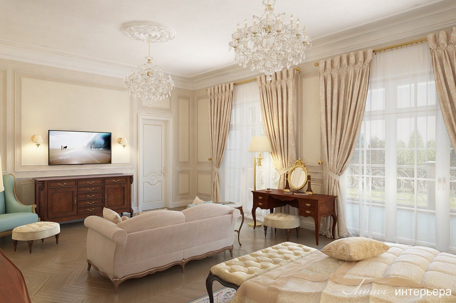 Кухни гостиные в классическом стиле
