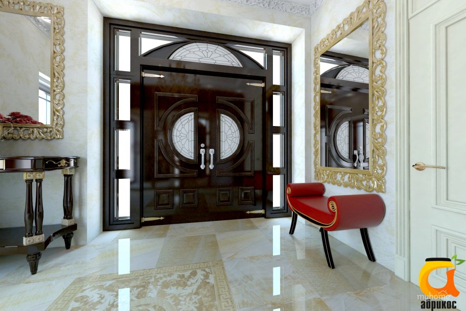 Прихожая в доме дизайн интерьера