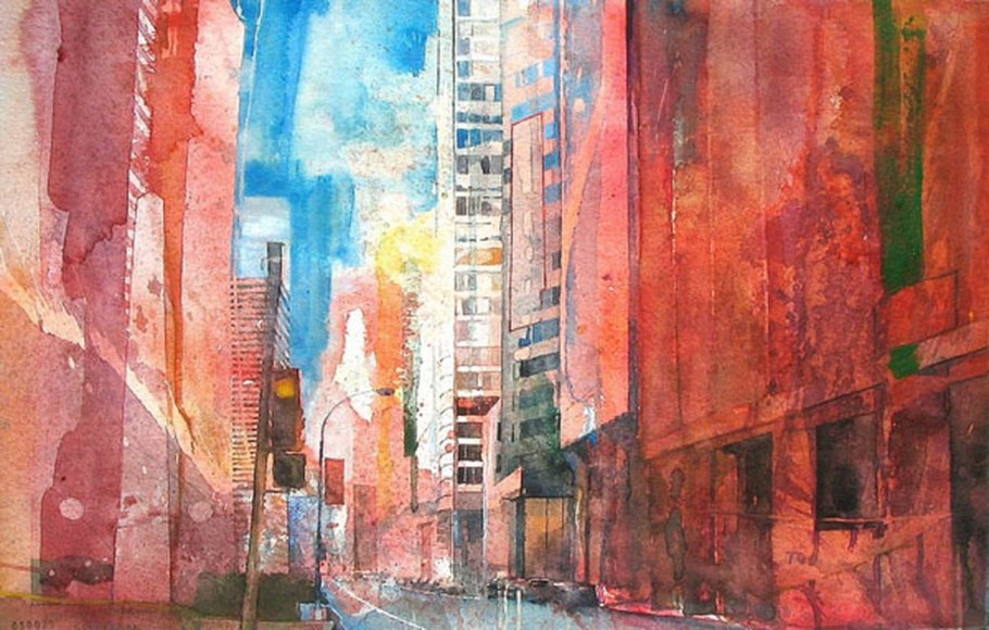 Холст в интерьере