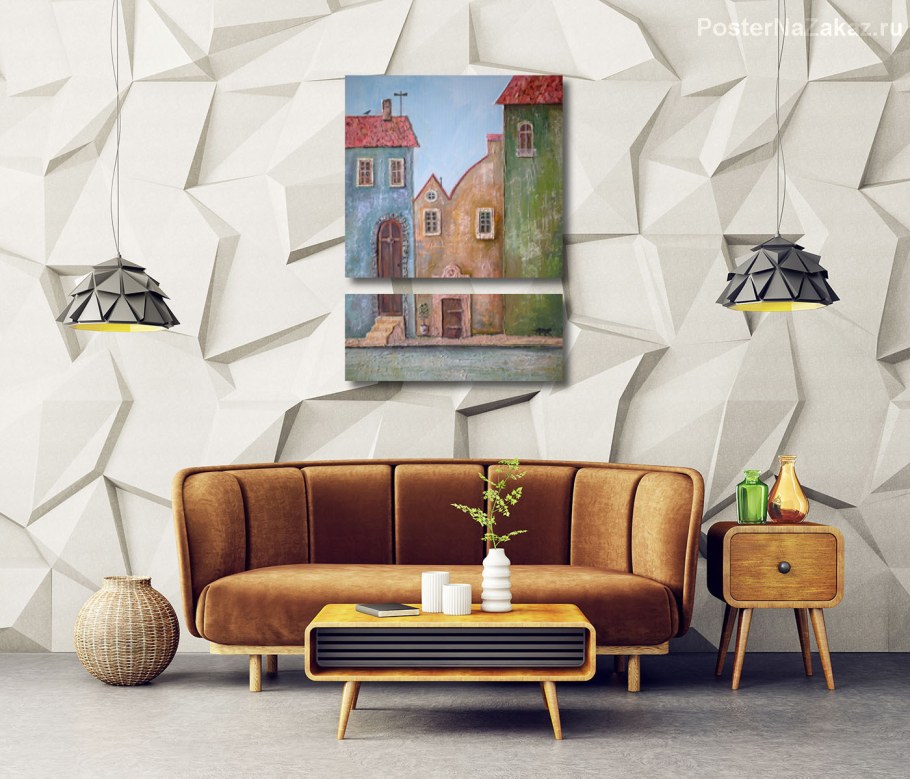 Пейзаж на стене