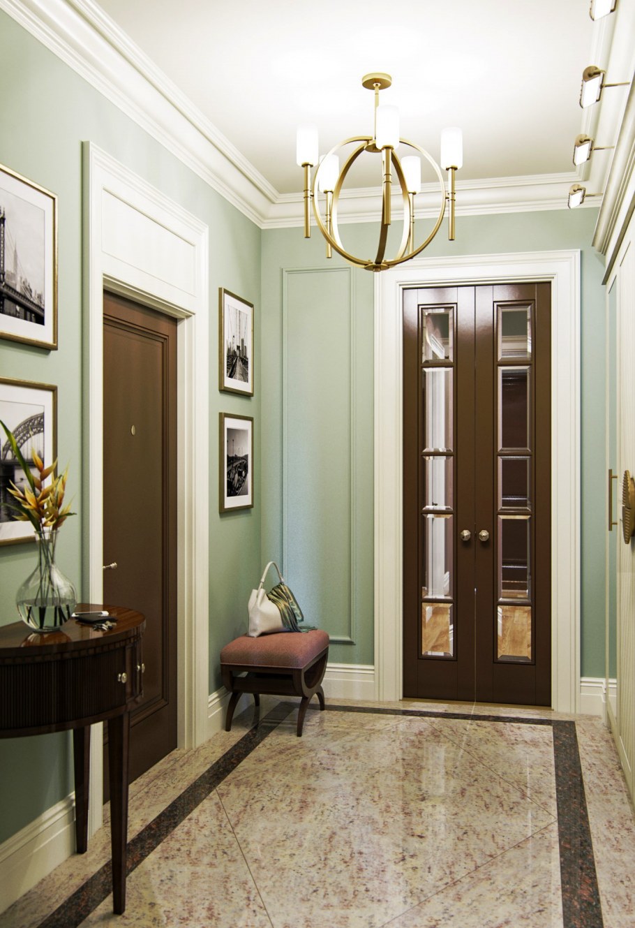 Зеленая прихожая