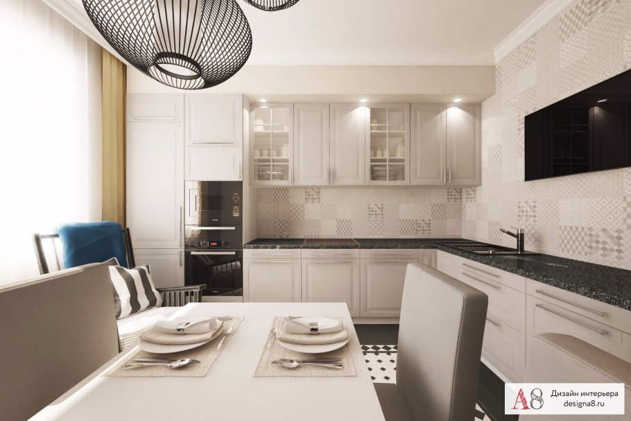 Интерьер трехкомнатной квартиры 65 кв м