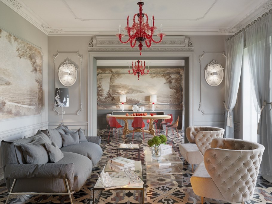 Ad Russia Неоклассика интерьер