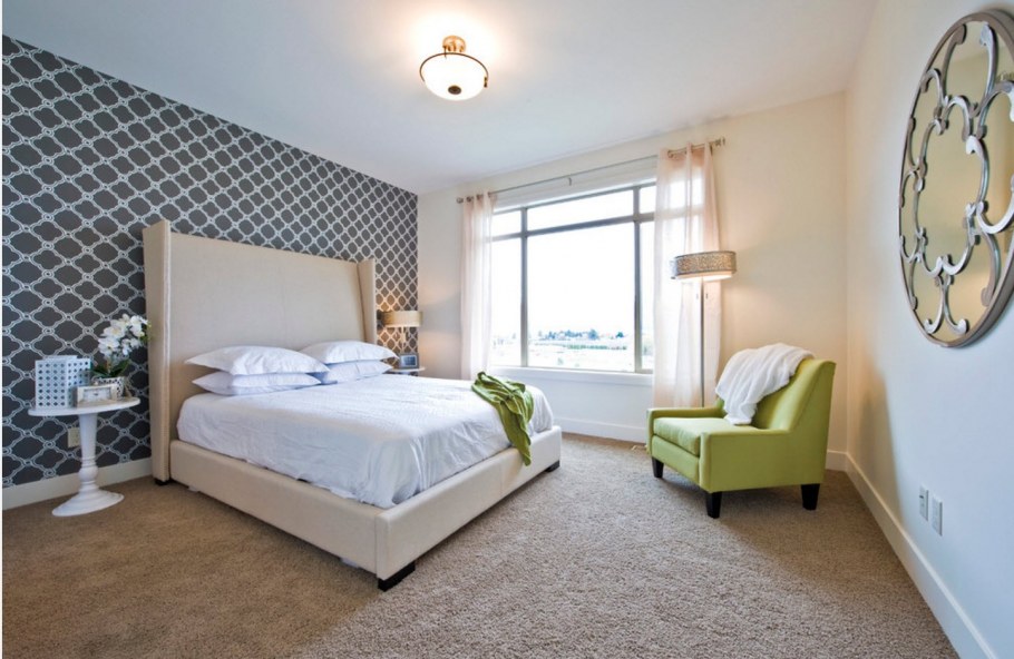 Акцентная стена в интерьере