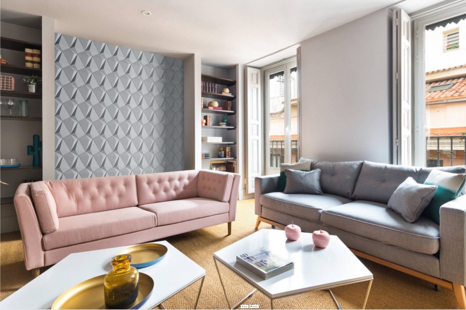 Акцентная стена с окном