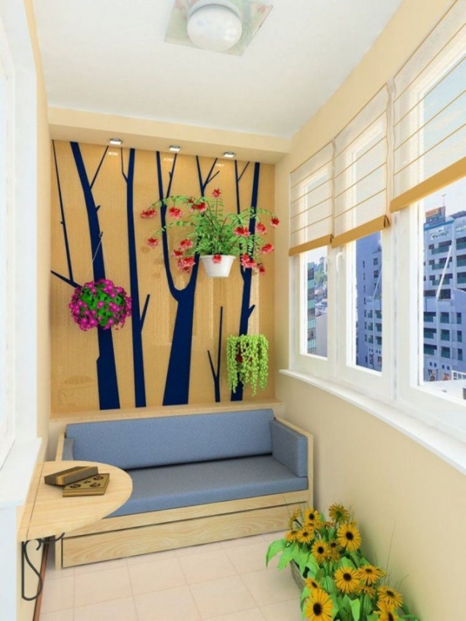 Декор балкона