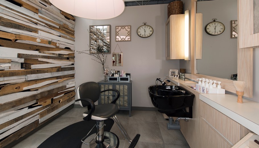 Необычный интерьер парикмахерской