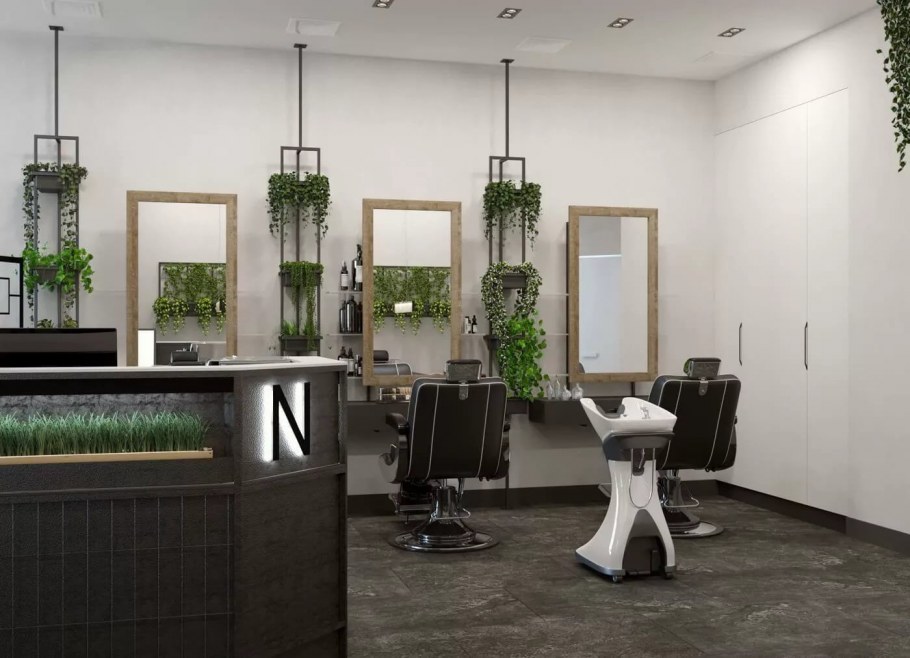 Интерьер парикмахерской