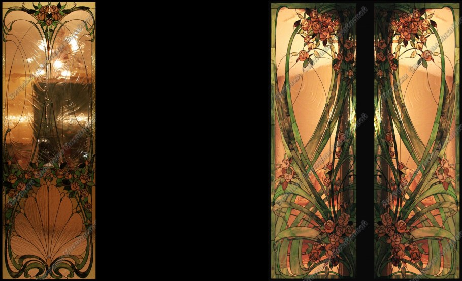 Межкомнатные арки в стиле арт нуво