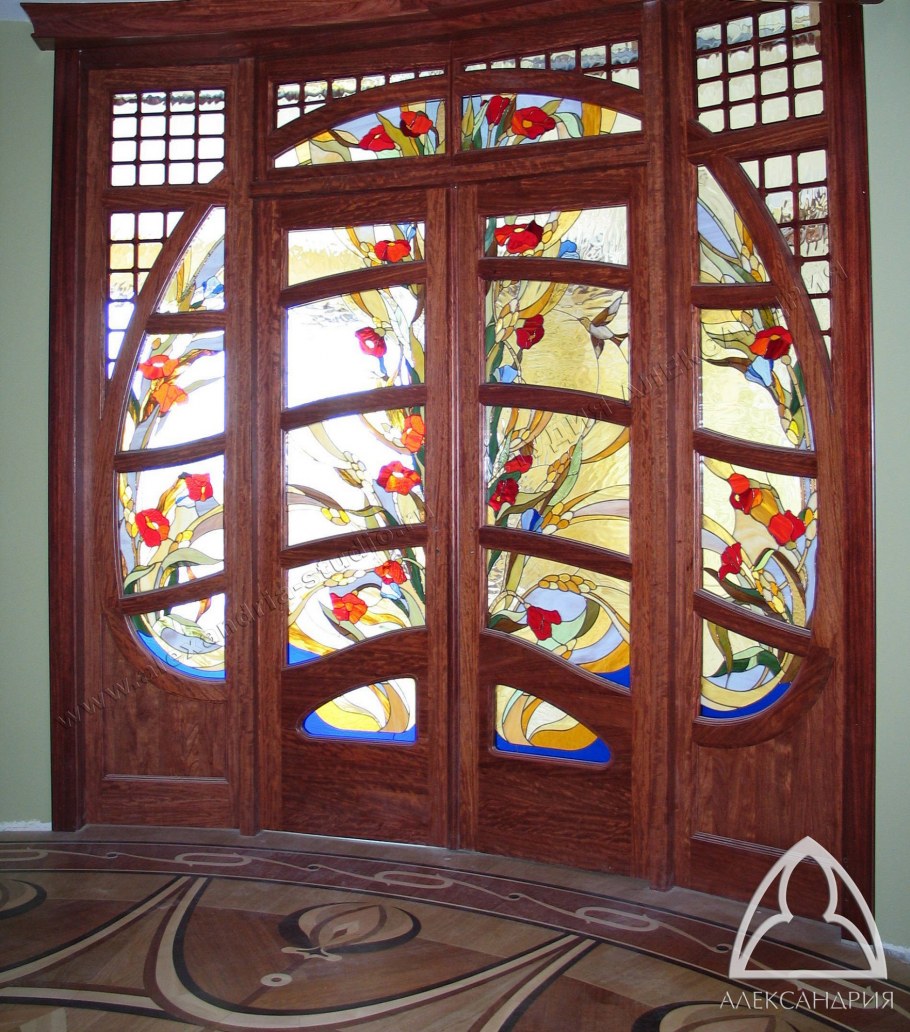 Двери в стиле Модерн в интерьере фото