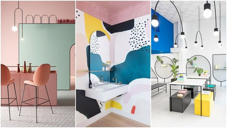 Нео Мемфис интерьер