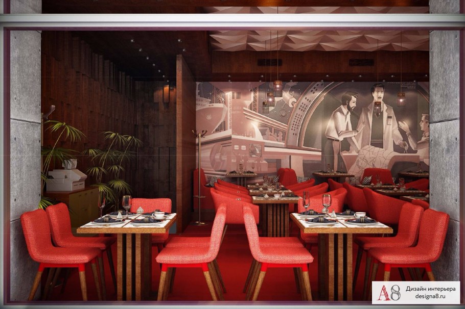 Маленькая кофейня интерьер