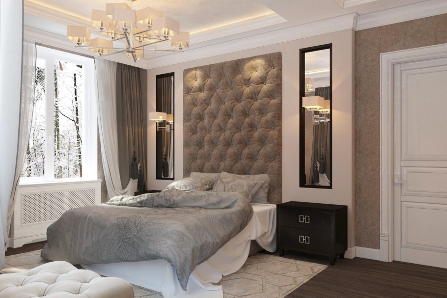 Дизайнерская спальня для молодых