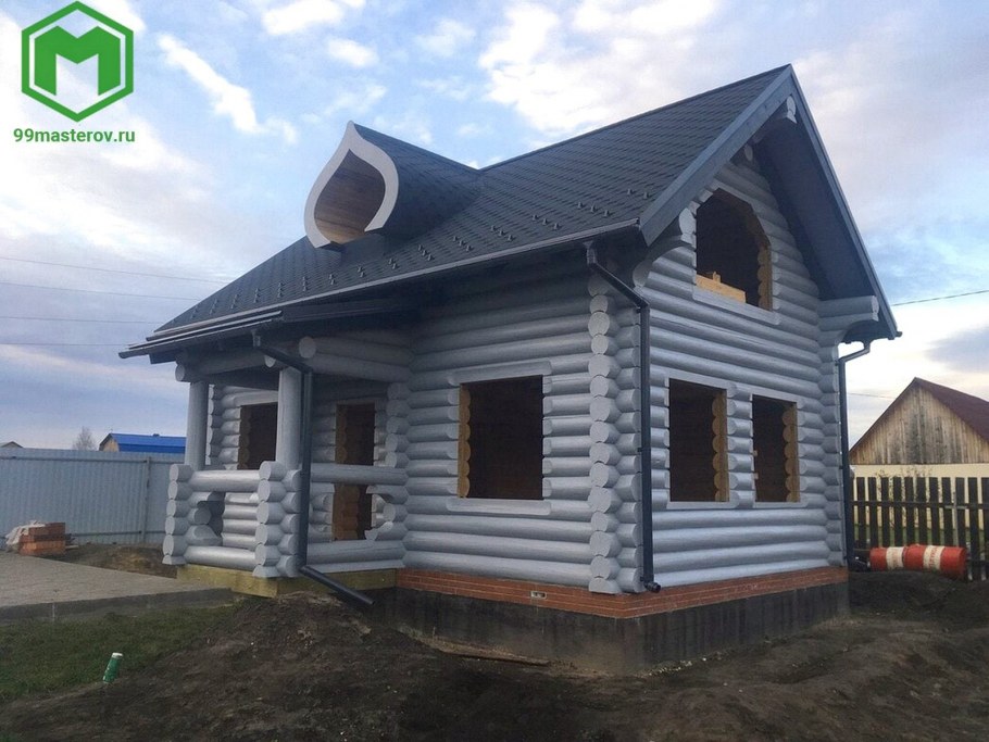 Дома из оцилиндрованного бревна