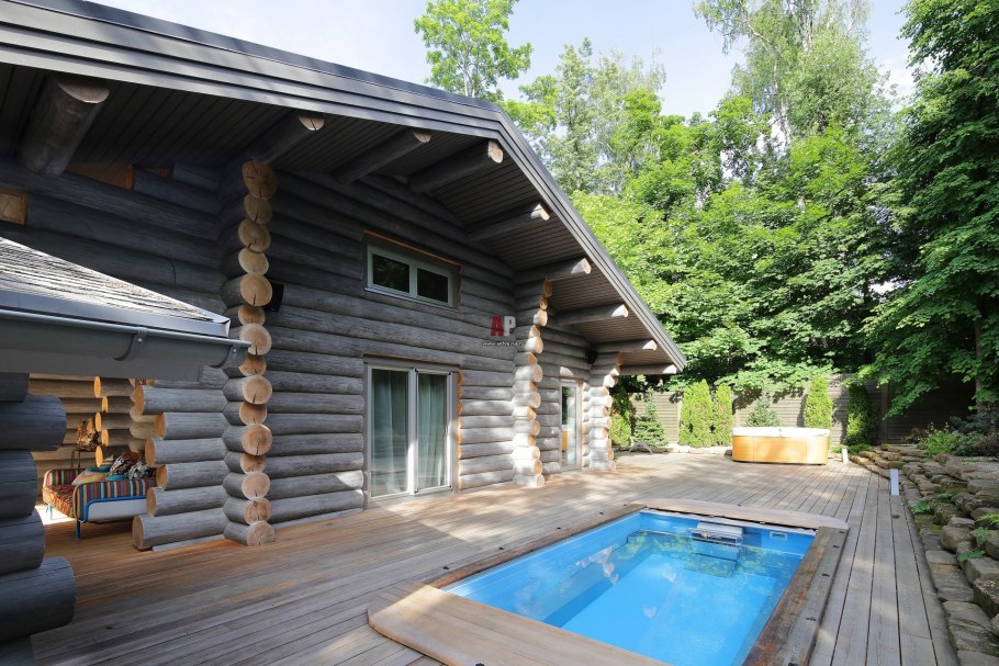 Современные дома из бревна