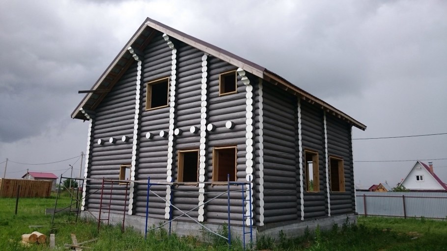 Цементно-Песчаная черепица Braas серая