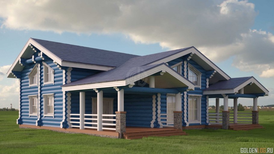 Дома из оцилиндрованного бревна серого цвета видео