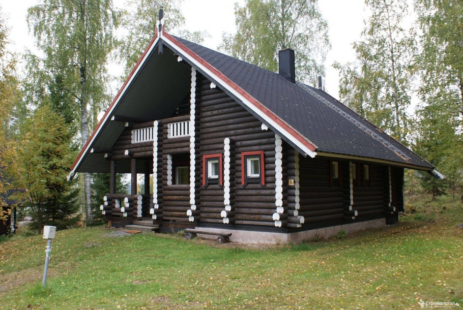 Декор в бревенчатом доме