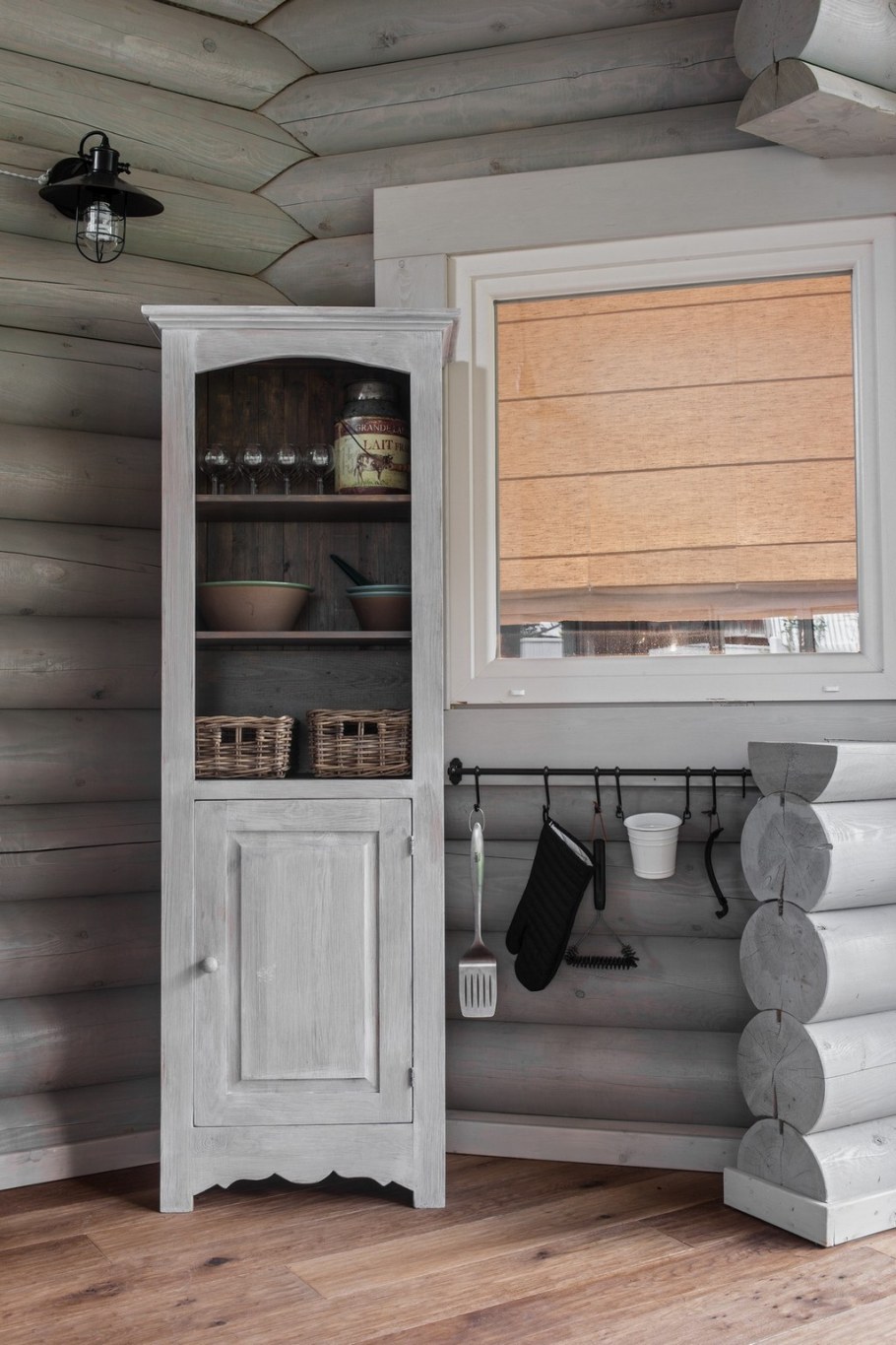 Бревенчатый дом интерьер