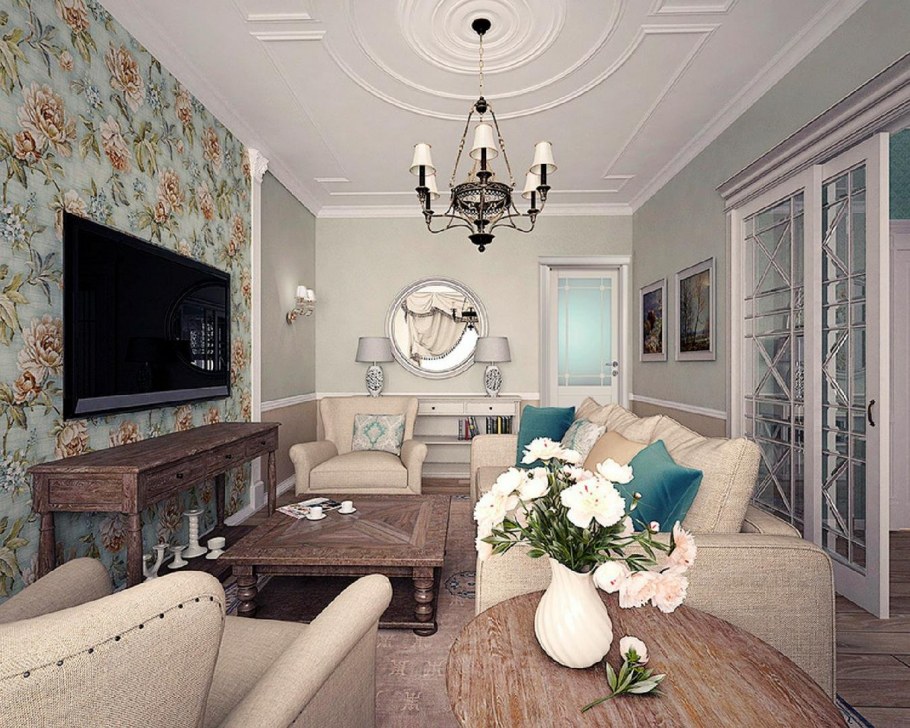 Спальня Неоклассика 20 кв м