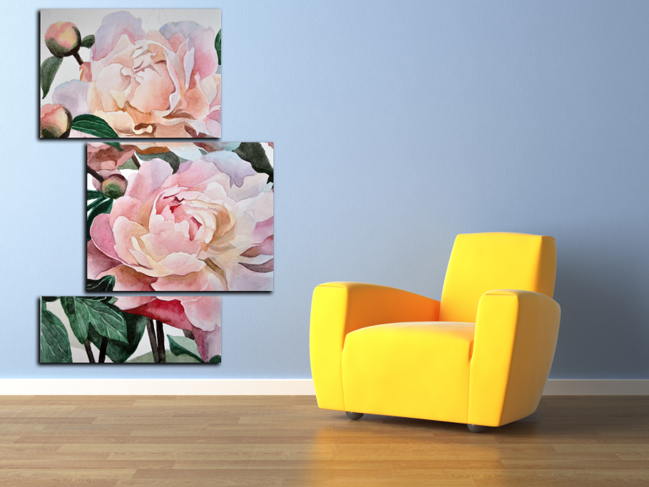 Модульные картины зеленые