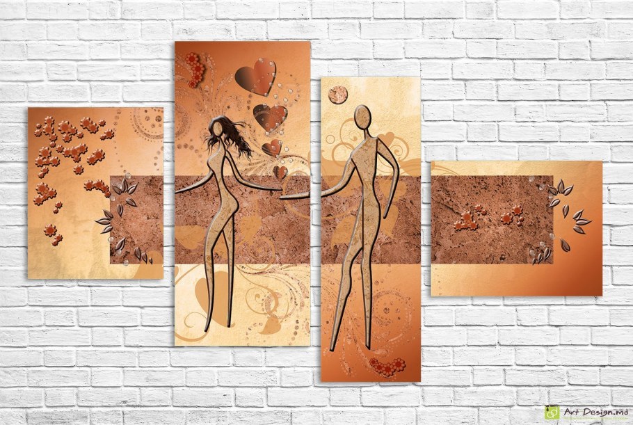 Модульные картины одинокие маки