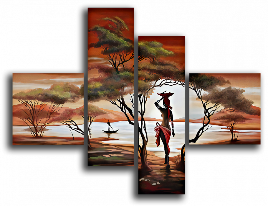 Диптих абстракция