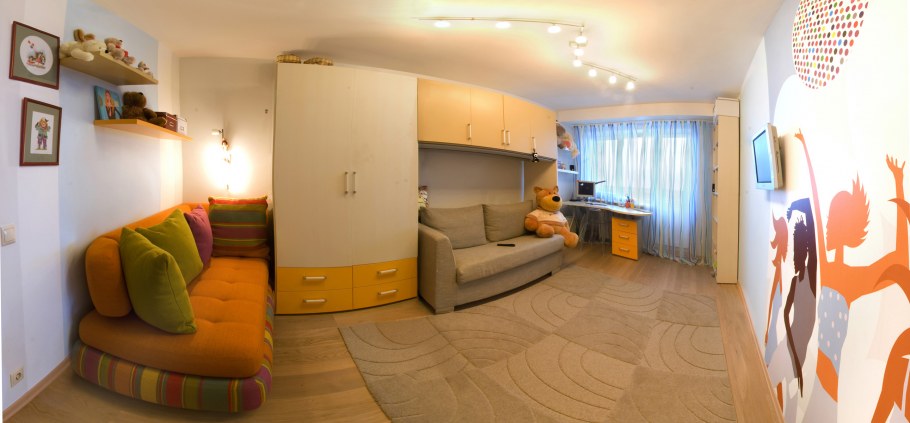 Разделение комнаты детская гостиная