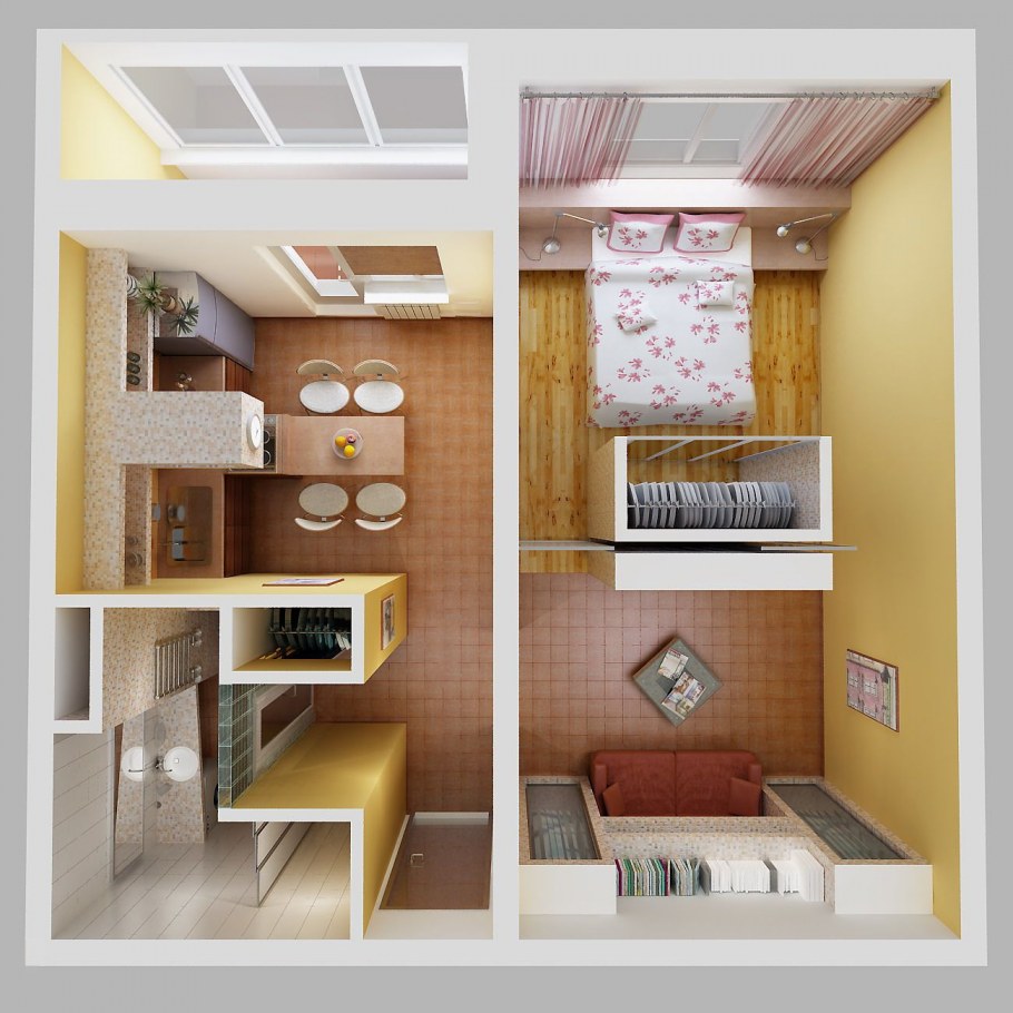 Интерьер обычной квартиры