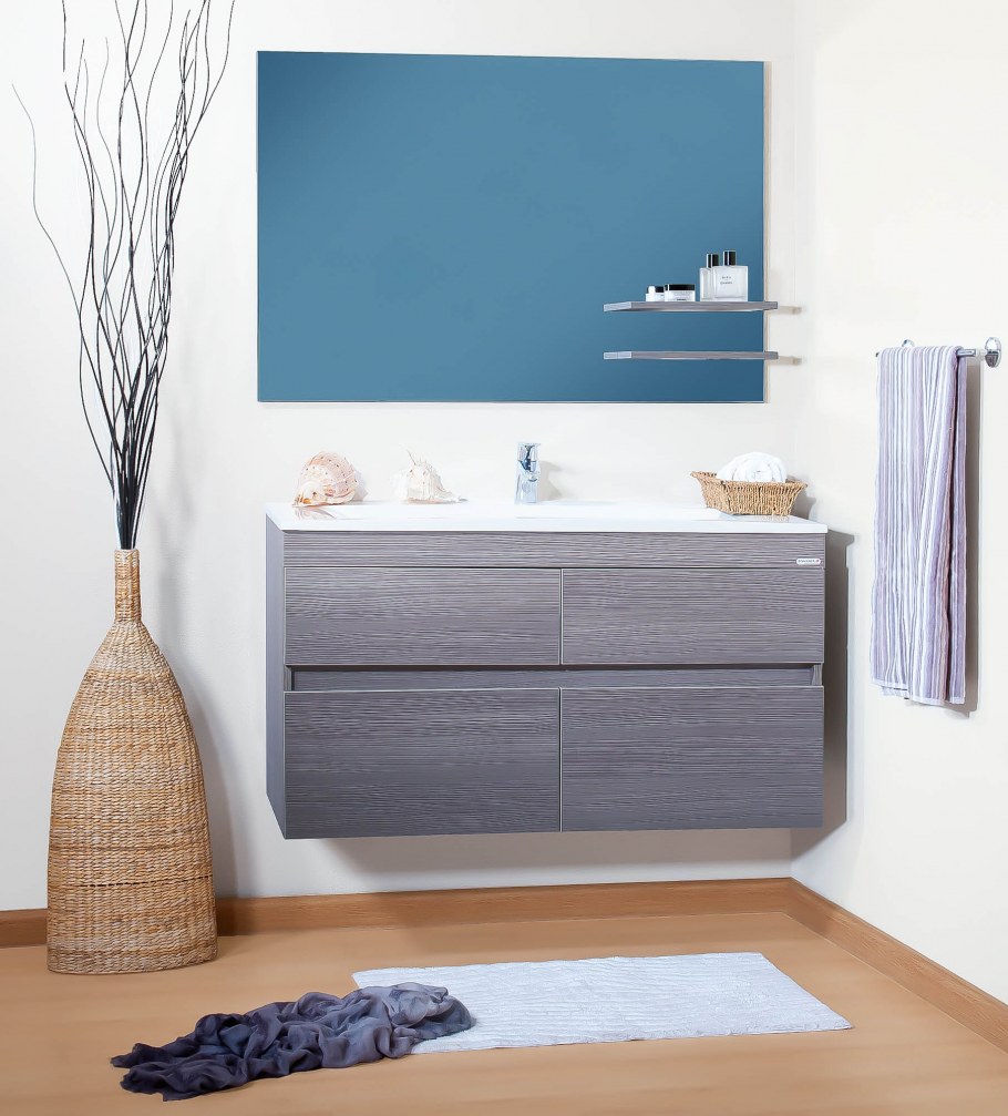 Зеркало Мадрид 120 светлая лиственница/Бриклаер