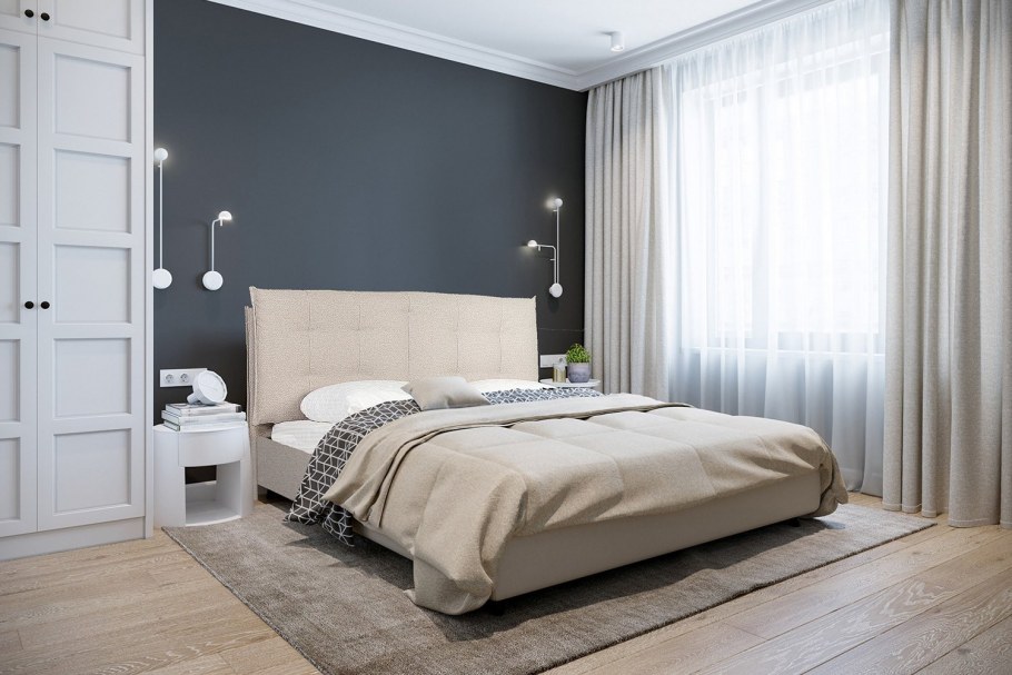 Кровать Аскона Greta 200*160 к/з Экотекс Venge