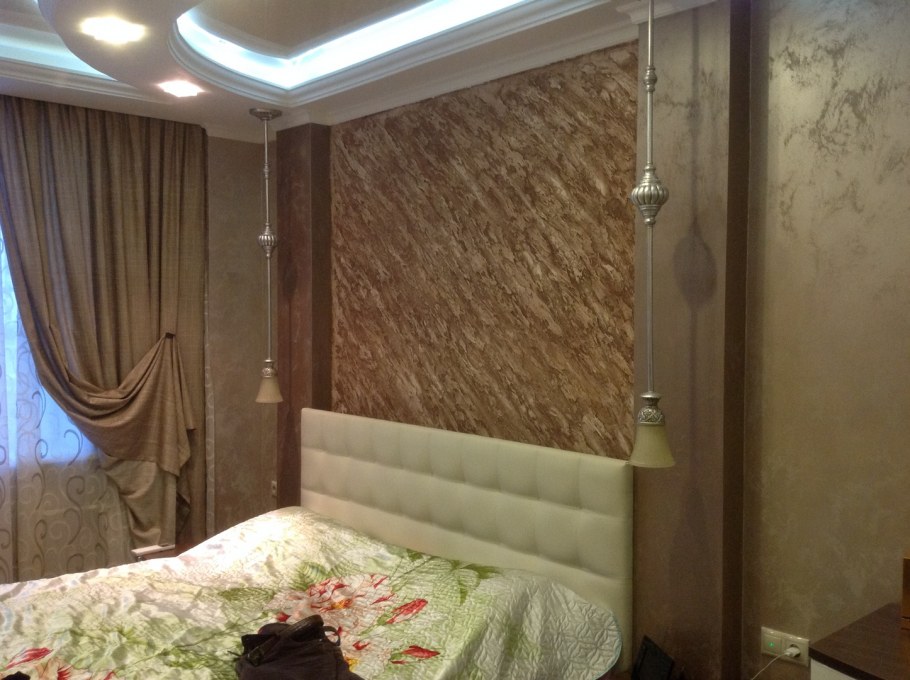 Одна стена декоративная штукатурка