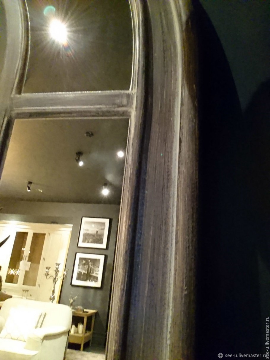 Зеркальная арка в интерьере