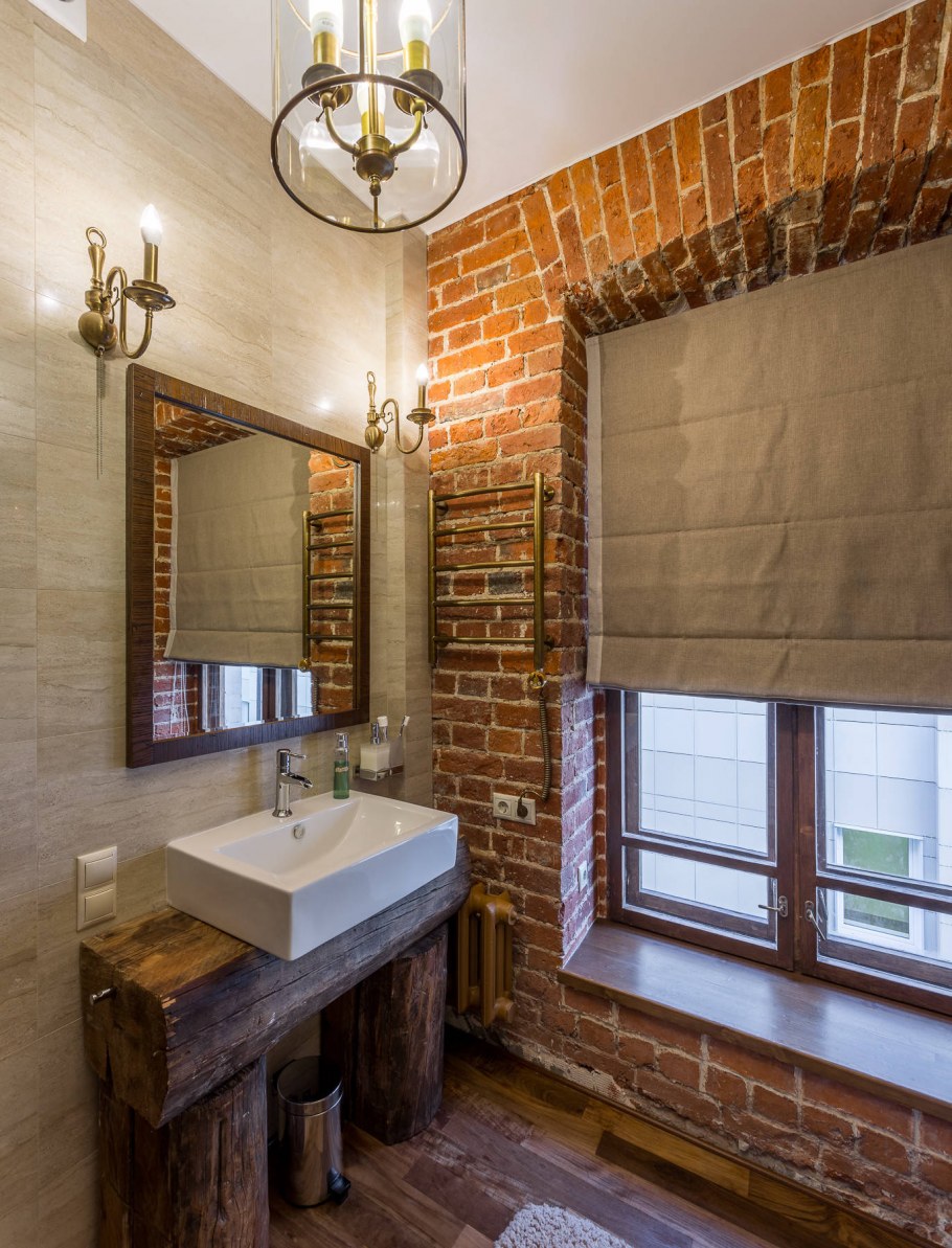 Ванная комната в стиле лофт