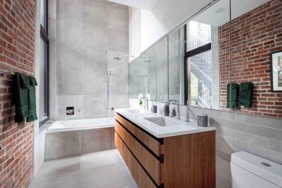 Ванная лофт