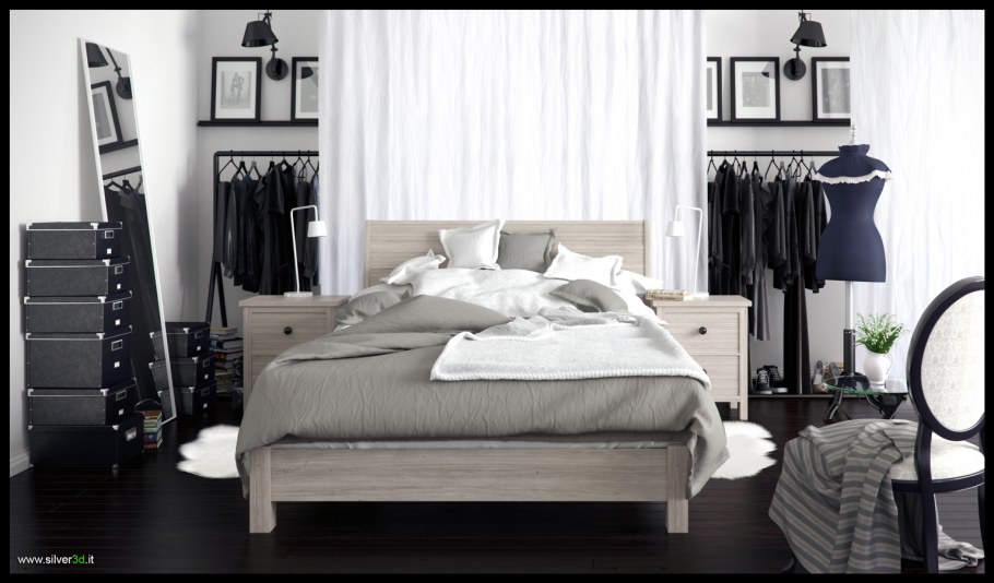 Кровать МАЛЬМ ikea 180 200