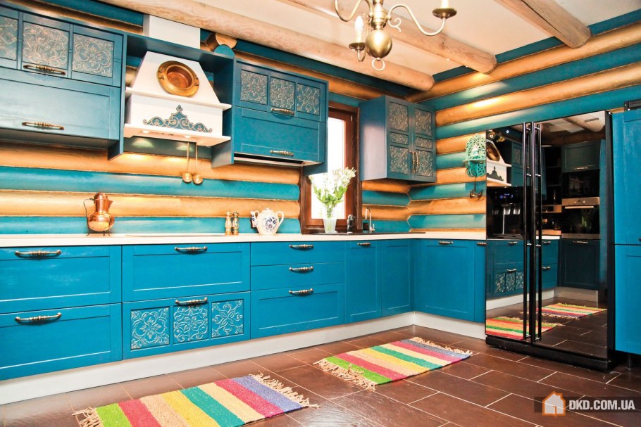 Кухонный гарнитур в русском стиле