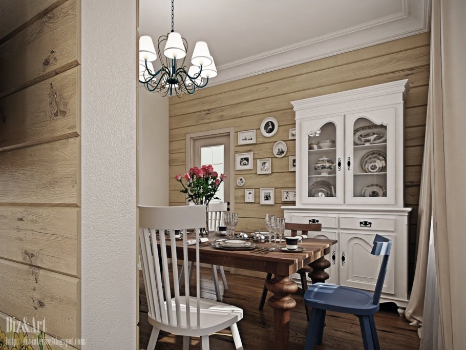 Хата Мазанка украинская изнутри