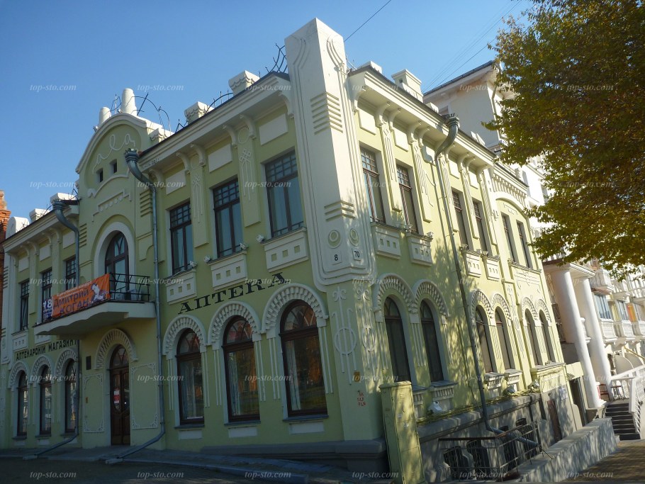 Дом Хлебникова в Астрахани чертеж